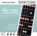 Sticky Tunes Guitar Sticker Set: Major- / Minor-Scale (major/ minor) Lernsysteme Gitarre